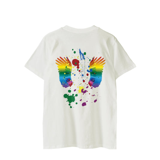 「虹の飛沫と翼」Tシャツ