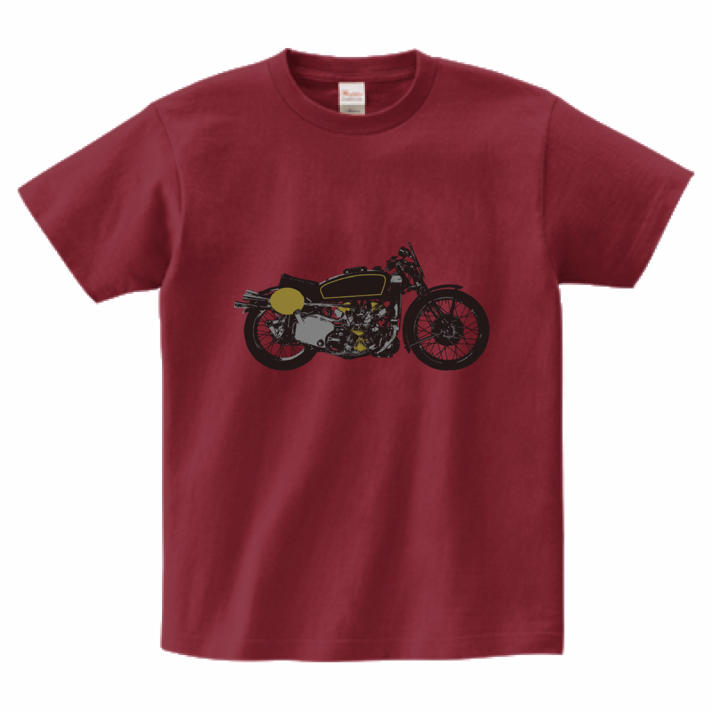 金银+闪亮自行车印花T恤