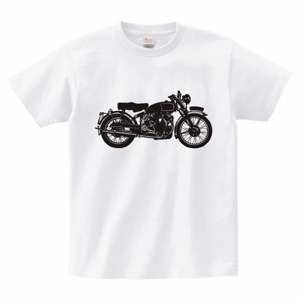 ヴィンテージ・バイクが鈍い光を浮かべる時」Tシャツ – 1+1 Shopping ヴィンテージ・バイクが鈍い光を浮かべる時」Tシャツ – 1+1 Shopping