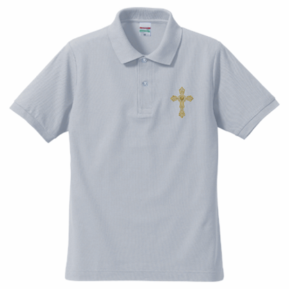 「ゴシックハート」ゴールド金糸刺繍ポロ