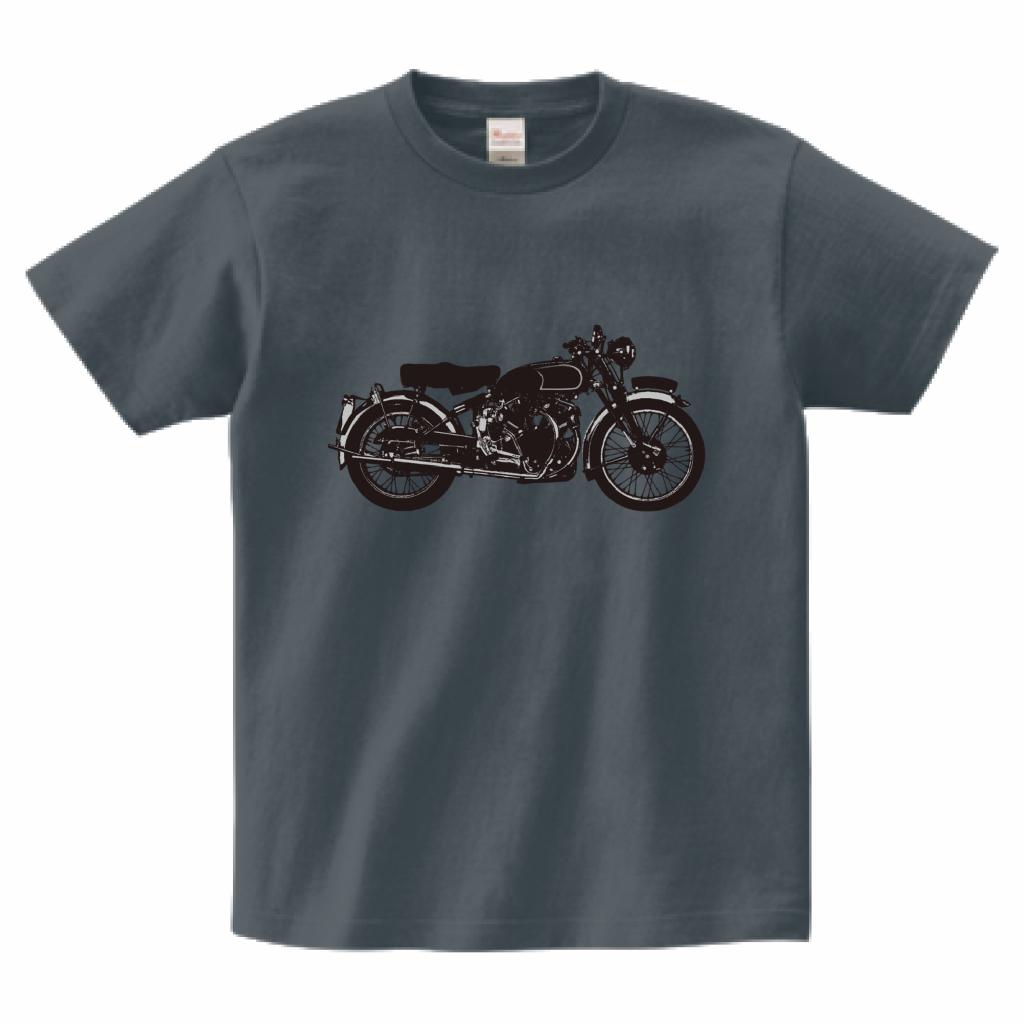 ビンテージ　バイク　Tシャツ ヴィンテージ・バイクが鈍い光を浮かべる時」Tシャツ – 1+1 Shopping