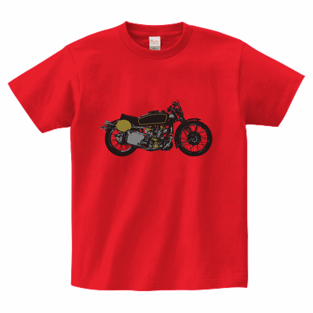 金银+闪亮自行车印花T恤