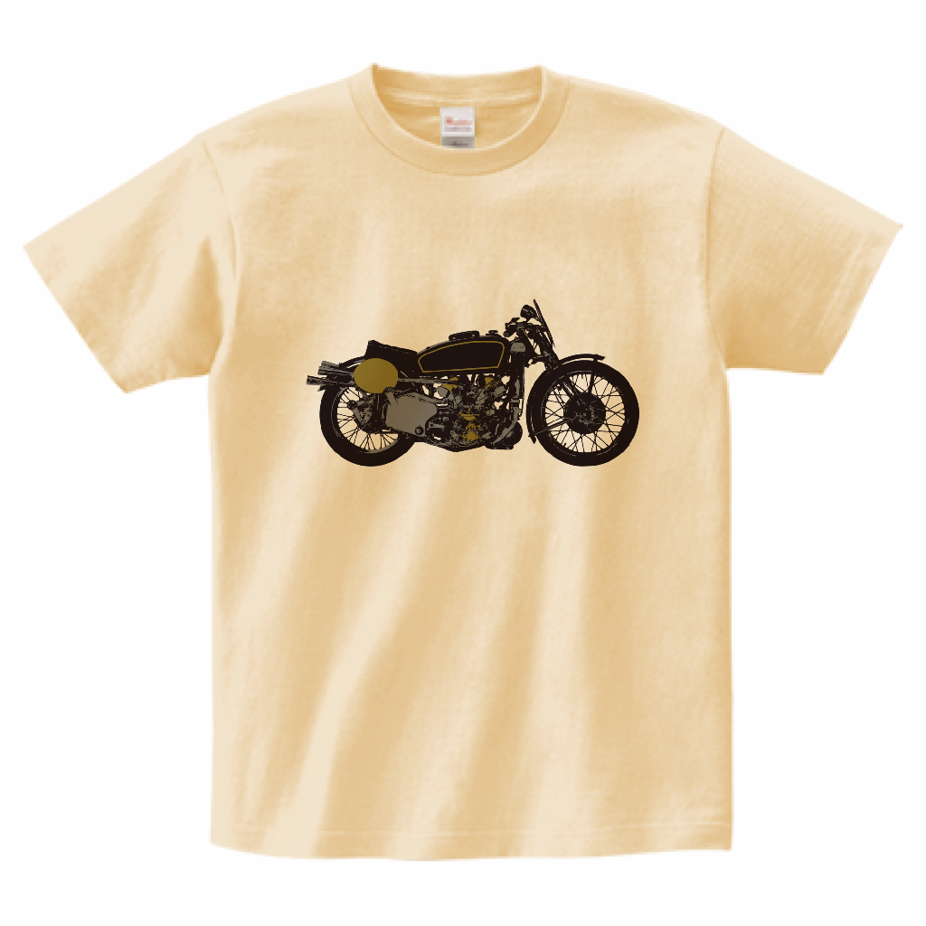 金银+闪亮自行车印花T恤