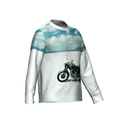 "The Mecca of American Speed ​​and Vintage Honda" L/S Knit
