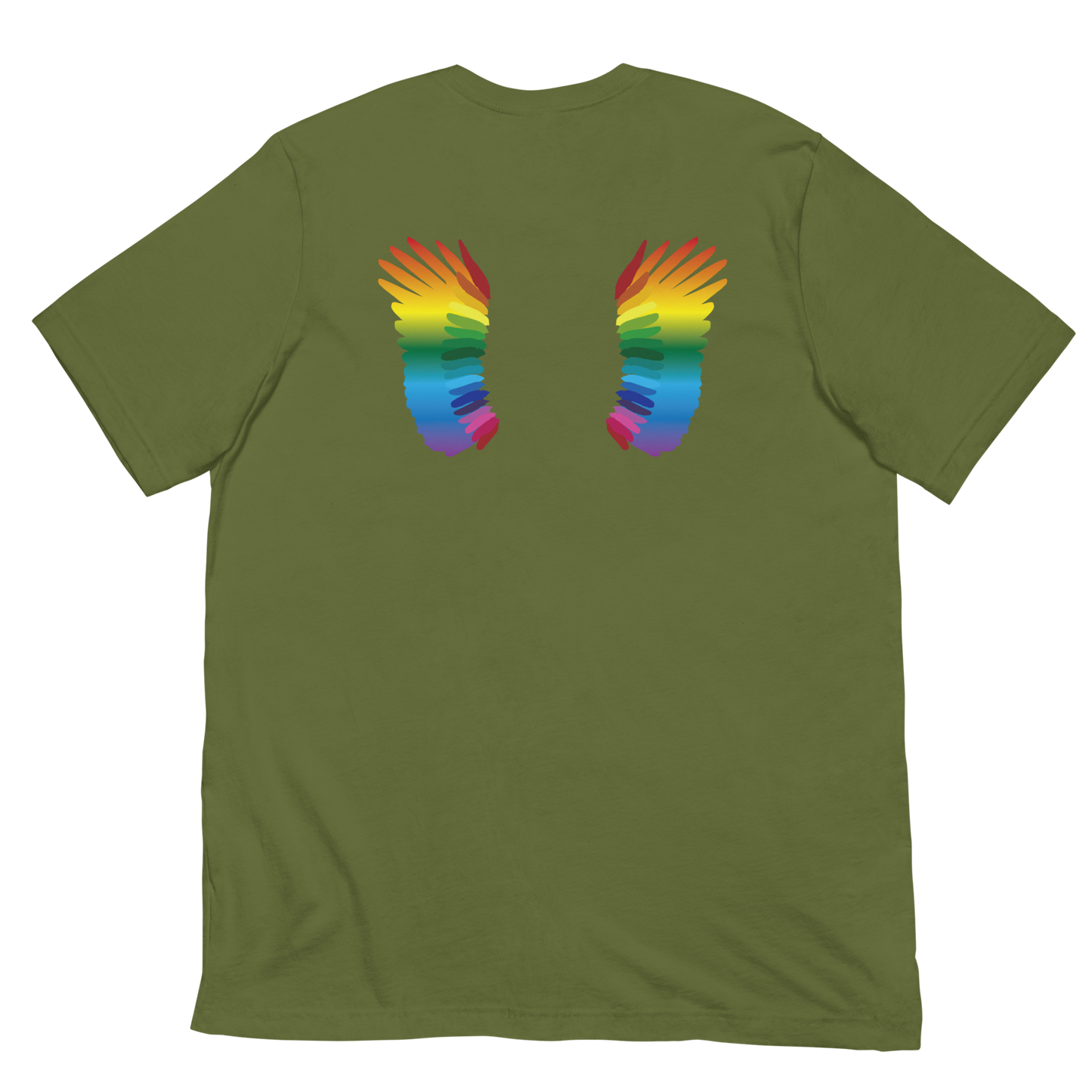Embroidery + Rainbow Wing T-shirt